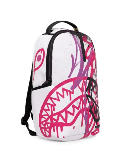 Sprayground Graffiti-print Woven Backpack In Multi