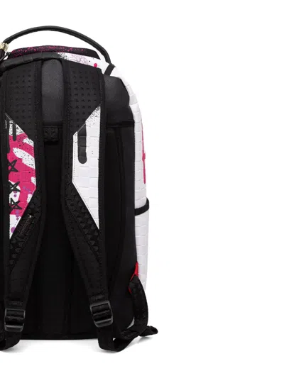 Sprayground Graffiti-print Woven Backpack In Multi