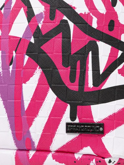 Sprayground Graffiti-print Woven Backpack In Multi