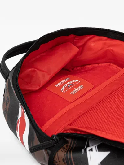 Sprayground Shark-print Checkered Backpack In Multi