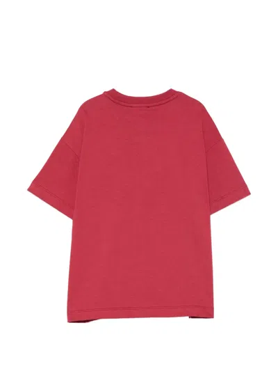 Etro Pegasus Logo-patch T-shirt In Red