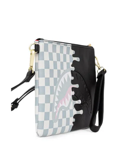 Sprayground Check-print Shoulder Bag In Multi