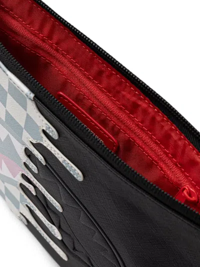 Sprayground Check-print Shoulder Bag In Multi