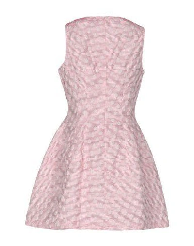 Shop Pinko Short Dresses In Fuchsia