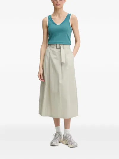 Ea7 Layered-effect Top In Blue