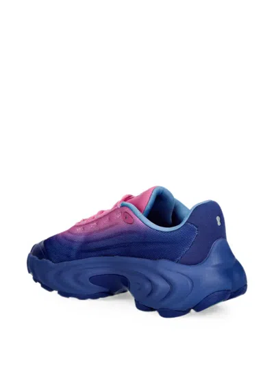 Lacoste Spinor Gradient-effect Logo-patch Sneakers In Blue