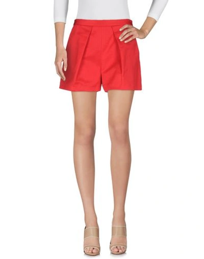 Msgm Shorts In Red