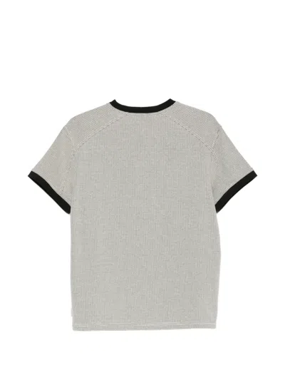 Carrer Hayes Check-pattern T-shirt In White