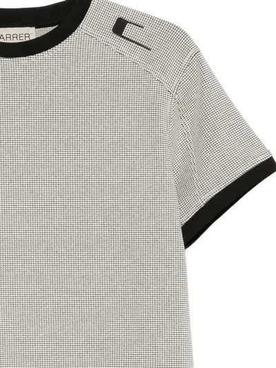 Carrer Hayes Check-pattern T-shirt In White