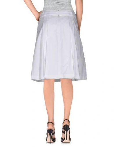 Shop Michael Michael Kors Knee Length Skirt In White