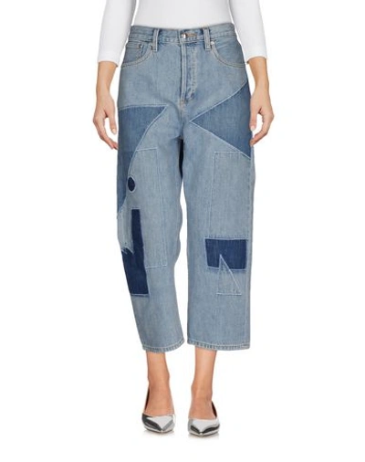 Marc By Marc Jacobs Denim Trousers In Blue
