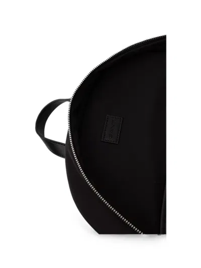 Gant Logo-patch Zip-around Backpack In Black