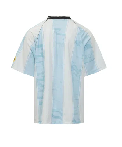 Barrow T-shirt Triacetato Coconut Sky In Blue