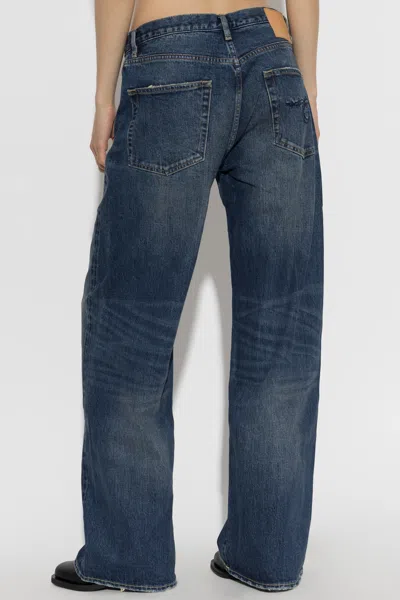 R13 Belt-loop Jeans In Blue