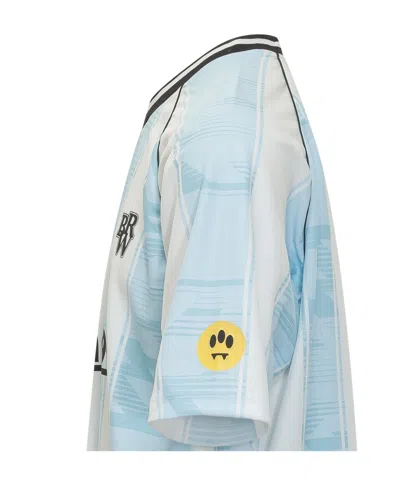 Barrow T-shirt Triacetato Coconut Sky In Blue