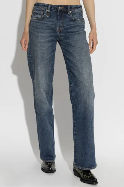 R13 Belt-loop Jeans In Blue