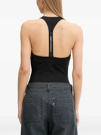 Ea7 Logo-detail Bodysuit In Black