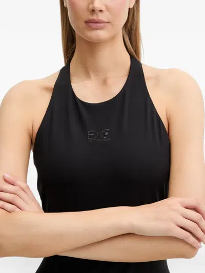 Ea7 Logo-detail Bodysuit In Black