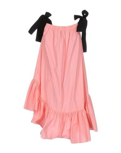 Shop Msgm Short Dresses In Pink