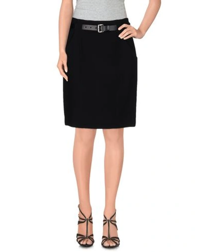 Michael Michael Kors Knee Length Skirt In Black