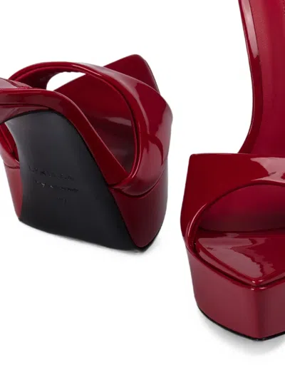 Le Silla Uma Platform Sandals In Red