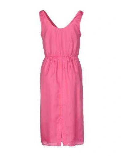 Shop Marc By Marc Jacobs Knee-length Dress In Fuchsia