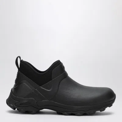 Givenchy Black Ankle Boots With 4g Motif In Rubber And Fabric In Black