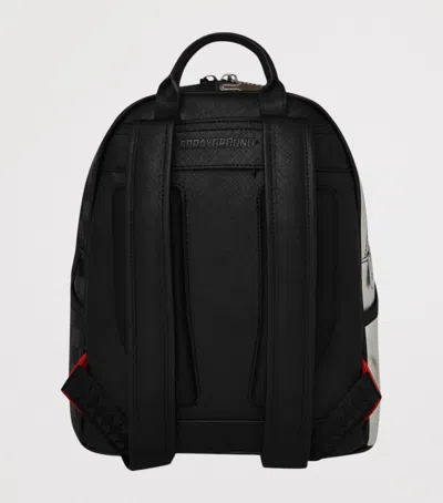 Sprayground Side Drip Savage Backpack In Silver