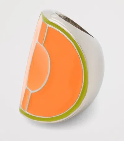 Loewe Melon Dice Charm In Multi