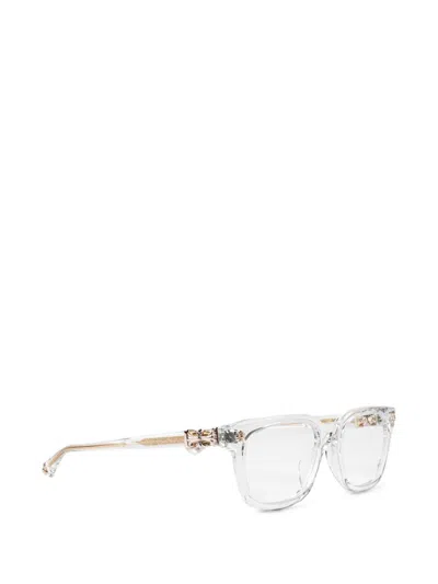 Chrome Hearts Rectangular-frame Glasses In Transparent