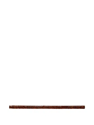 Dragon Diffusion Leather Belt In Blue
