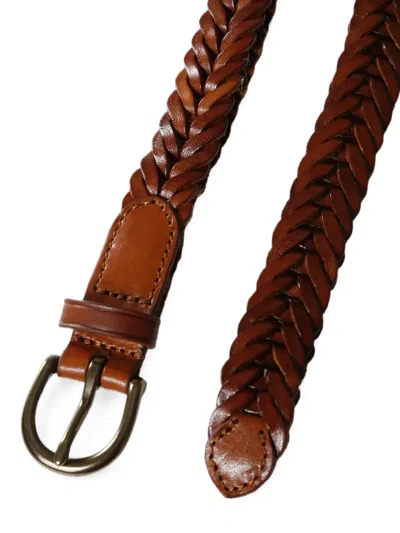 Dragon Diffusion Leather Belt In Blue
