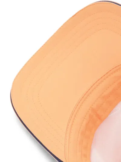Lacoste Logo-patch Baseball Cap In Orange