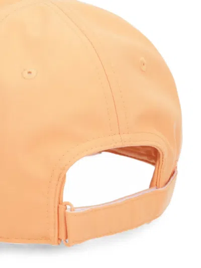 Lacoste Logo-patch Baseball Cap In Orange
