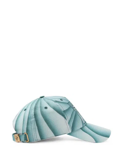 Versace Medusa-print Baseball Cap In Blue