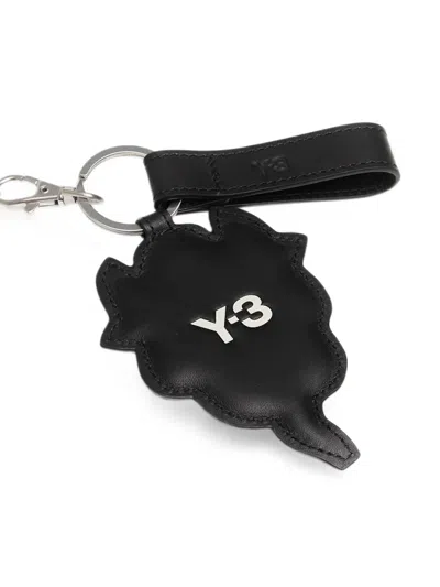 Y-3 Chito Leather Keychain In Black