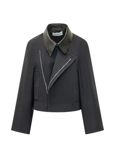 Givenchy A-line Cocoon Jacket In Black