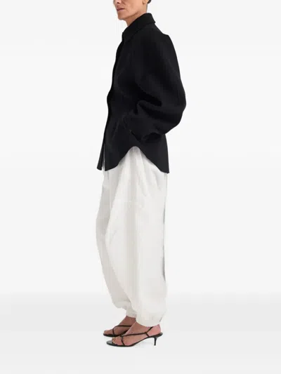 Rohe Button-up Coat In Black
