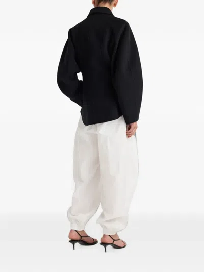 Rohe Button-up Coat In Black