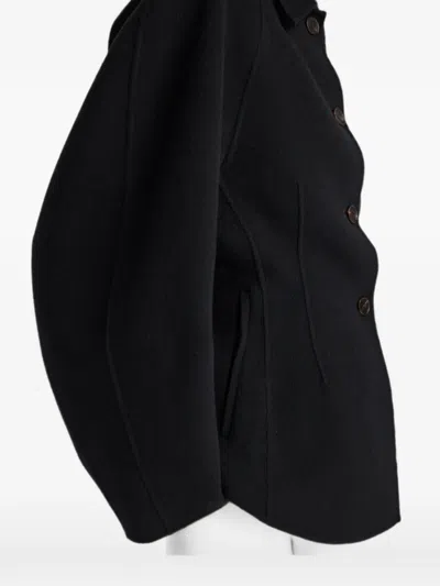 Rohe Button-up Coat In Black