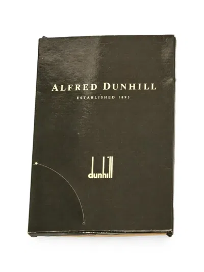 Pre-owned Dunhill Patterned Handkerchief In Green
