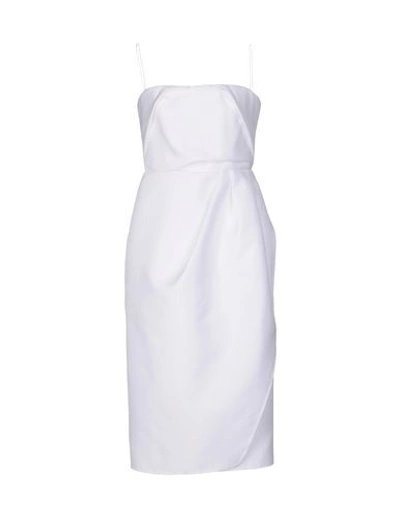 Carven Short Dresses In White