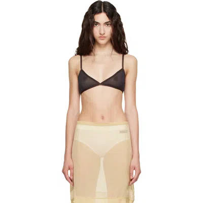 Paloma Wool Esco Triangle-cup Adjustable-strap Top In Black