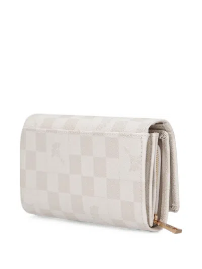 Joop Check-pattern Logo-plaque Wallet In Neutral