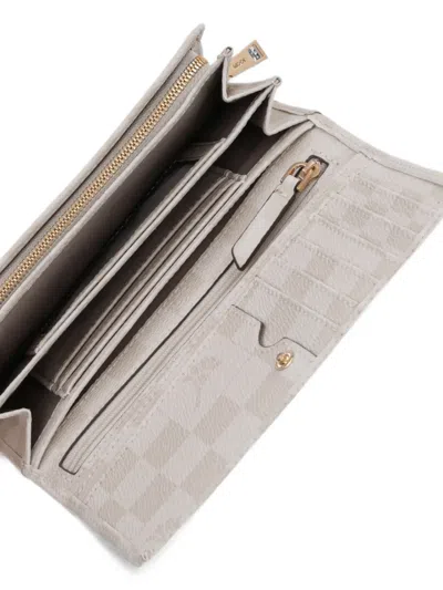 Joop Check-pattern Logo-plaque Wallet In Neutral