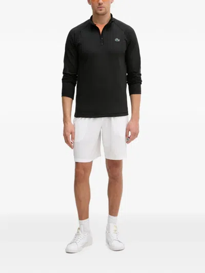 Lacoste Half-zip Sweatshirt In Black