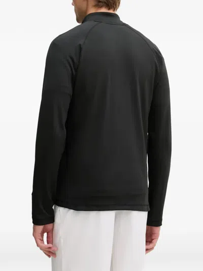 Lacoste Half-zip Sweatshirt In Black