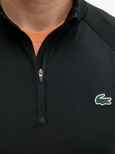 Lacoste Half-zip Sweatshirt In Black