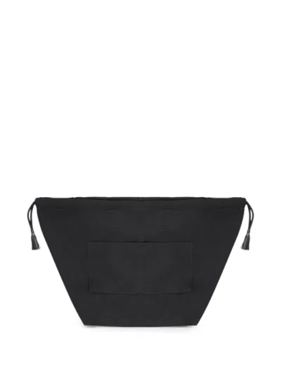 Dragon Diffusion Drawstring Clutch Bag In Black