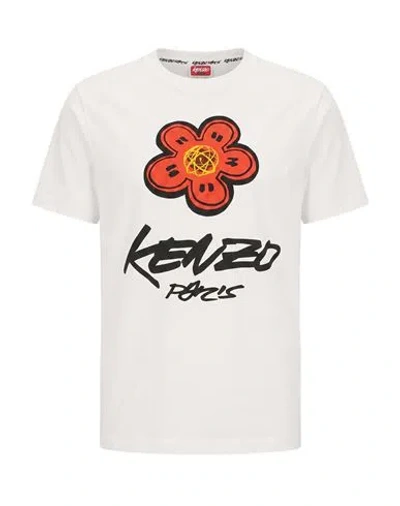 Kenzo Woman T-shirt White Size Xs Cotton In White
